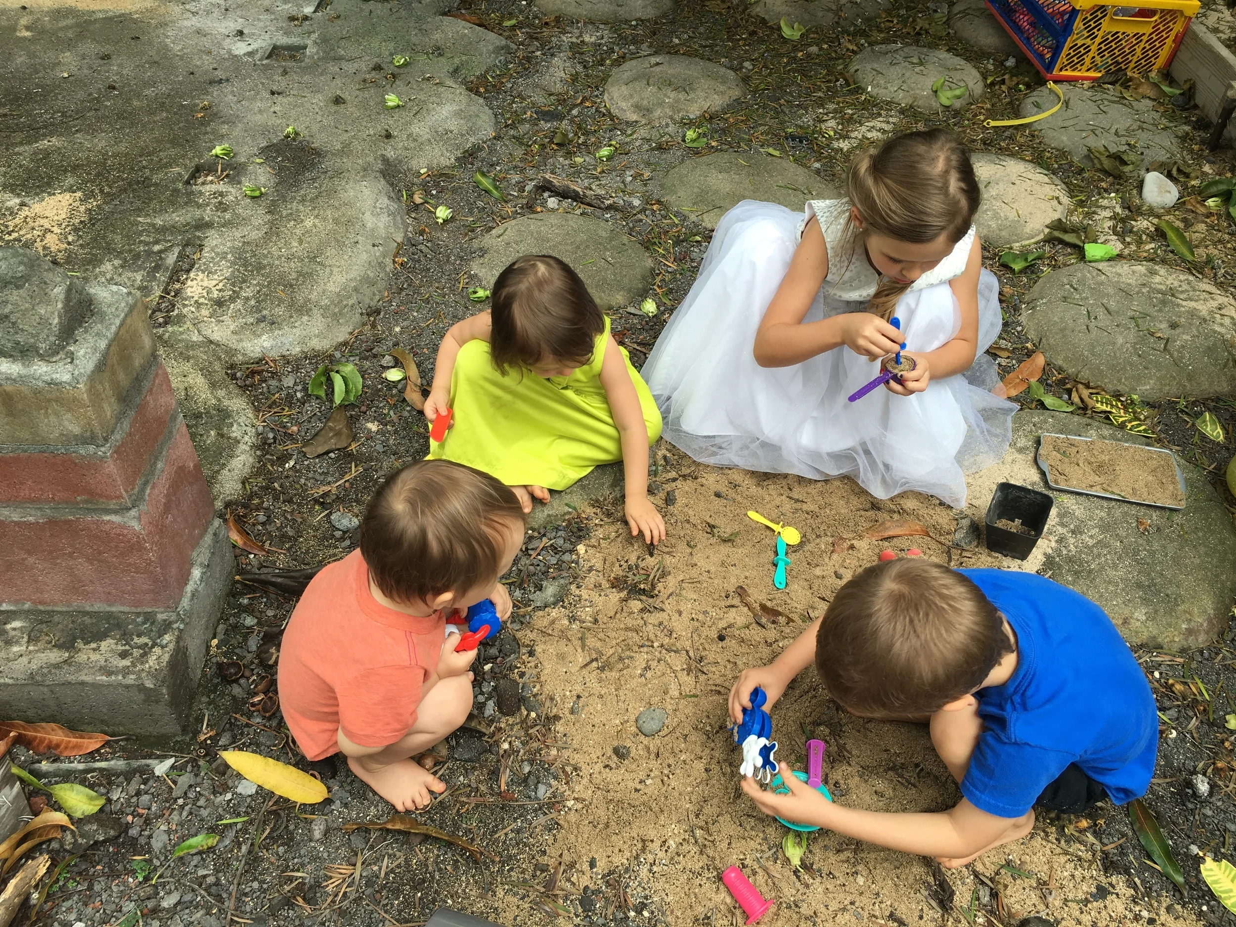 My kiddos playing together.