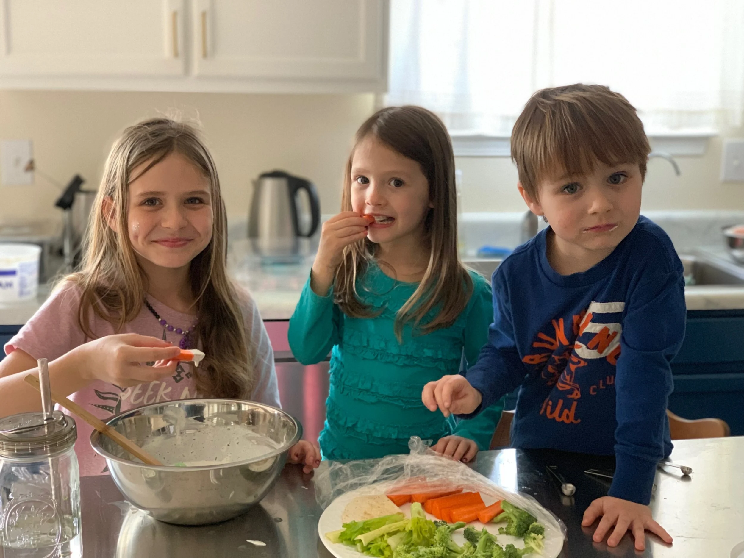 Yum yum yum! Homemade ranch dressing is the best!