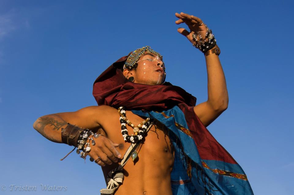  ceremonial dance at Burning Man, 2011  photo&nbsp;© Tristen W Waters 