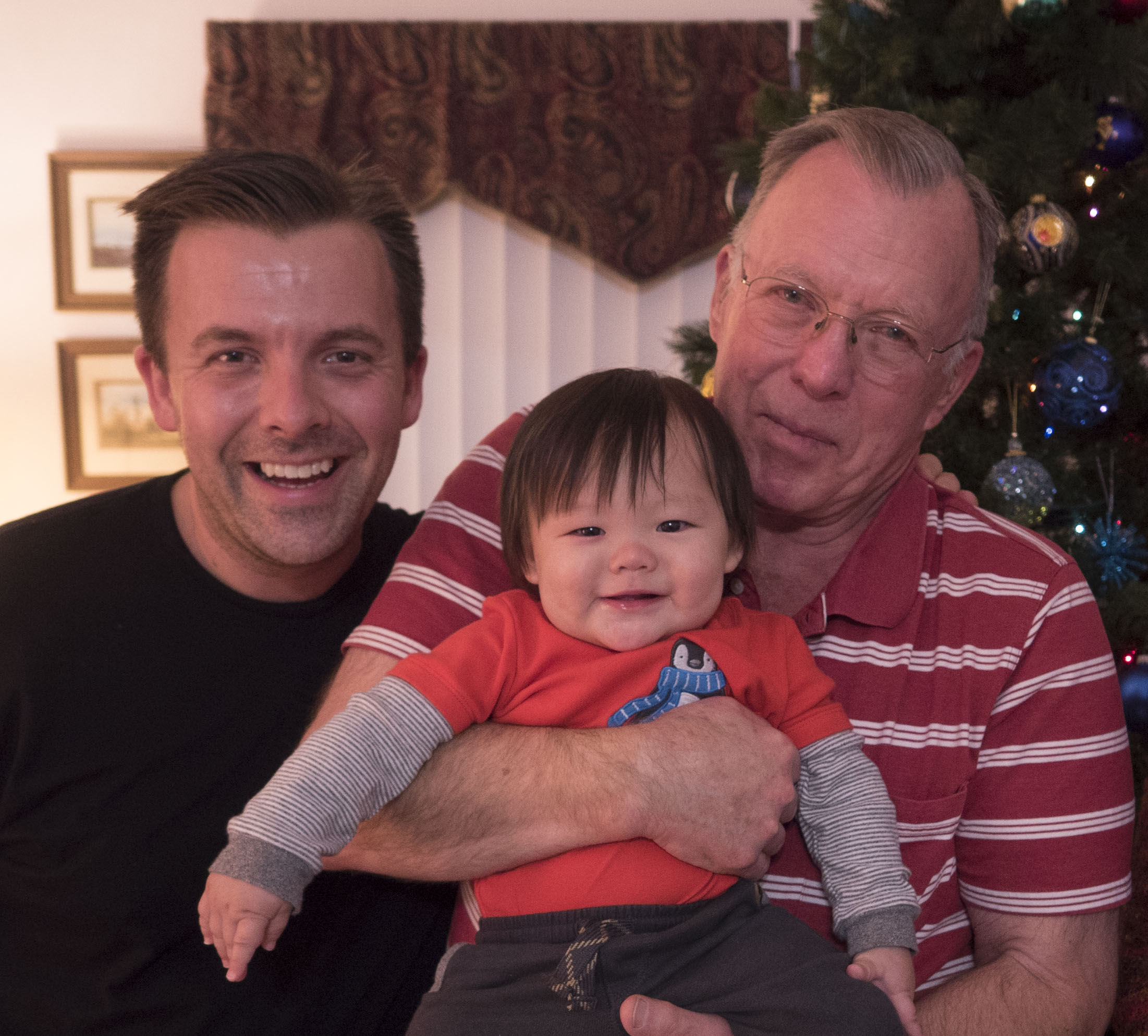 This past Christmas; three Bailey Boys.