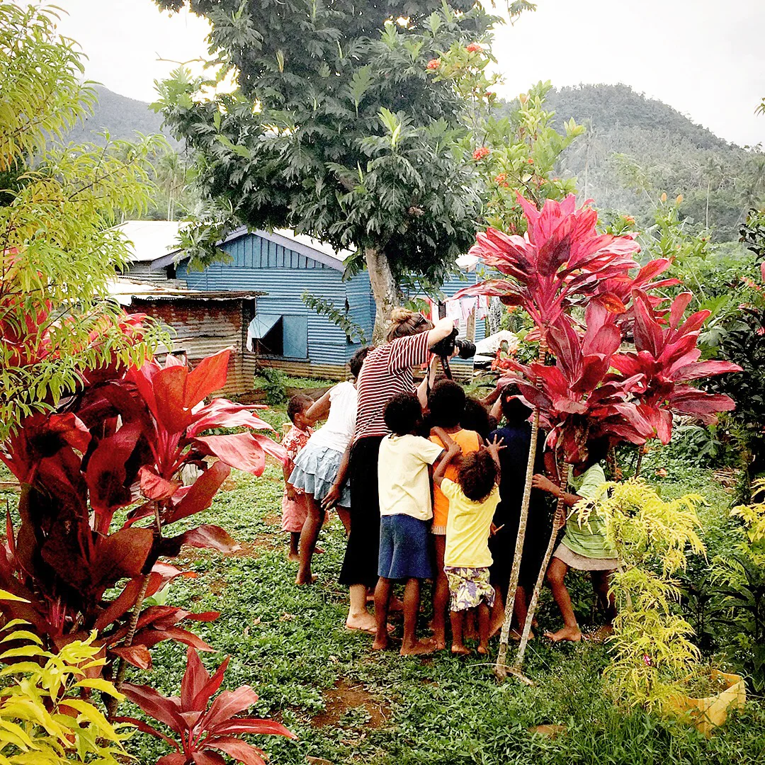 Shooting in the Nayavutoka village, Fiji for Oxfam