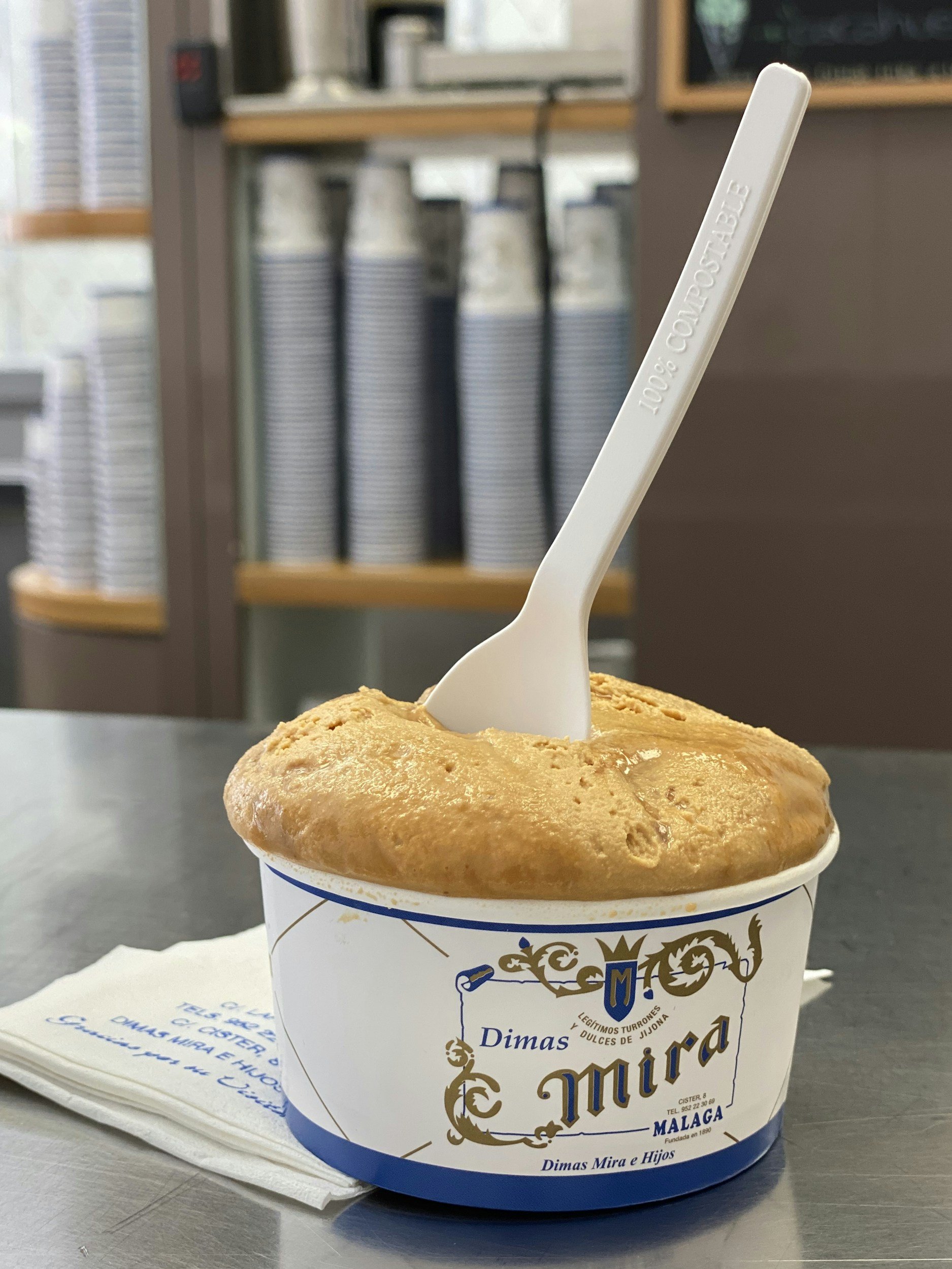 Chickpea, Caramel &amp; Peanut Ice Cream with Maca