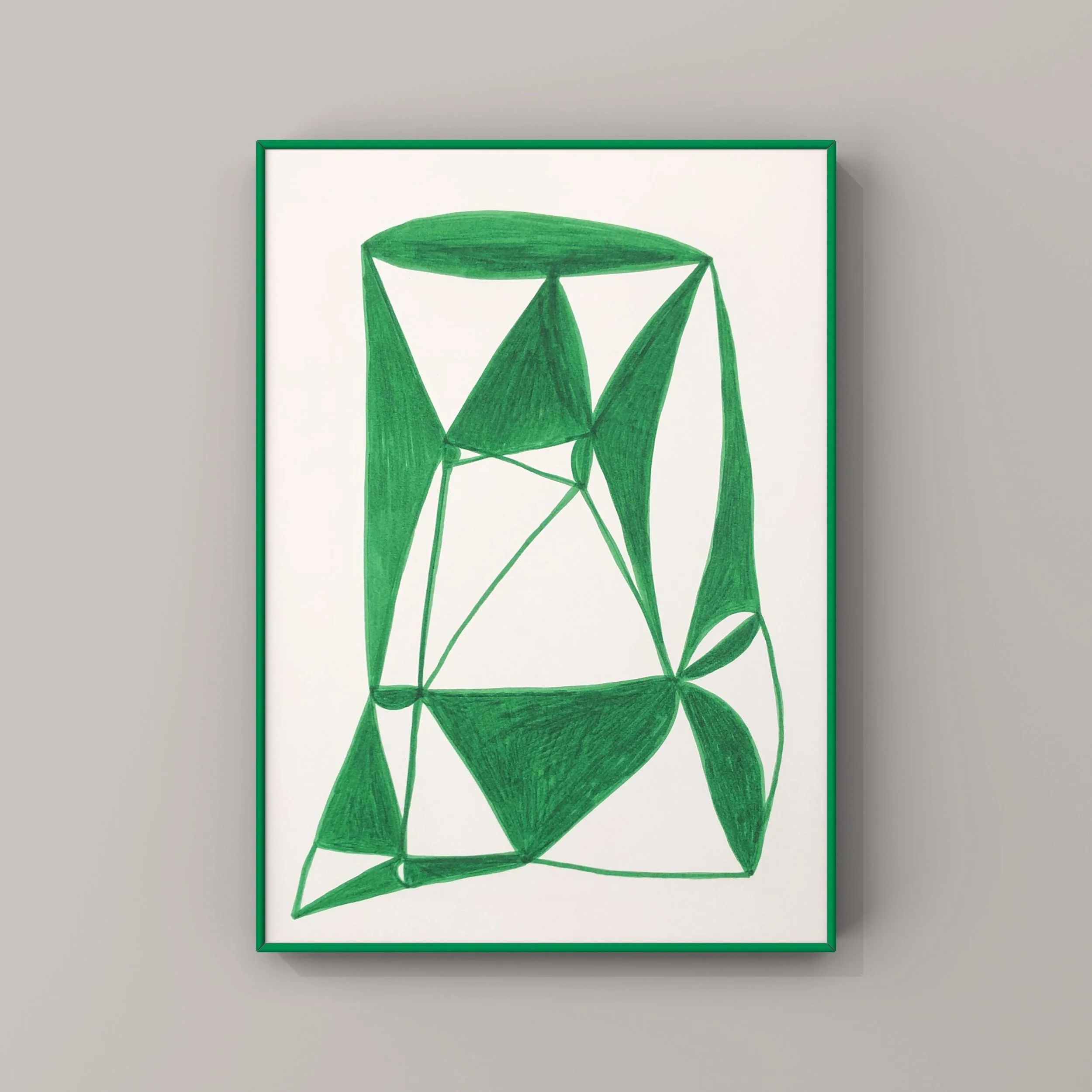 Green abstract composition with frame.JPG