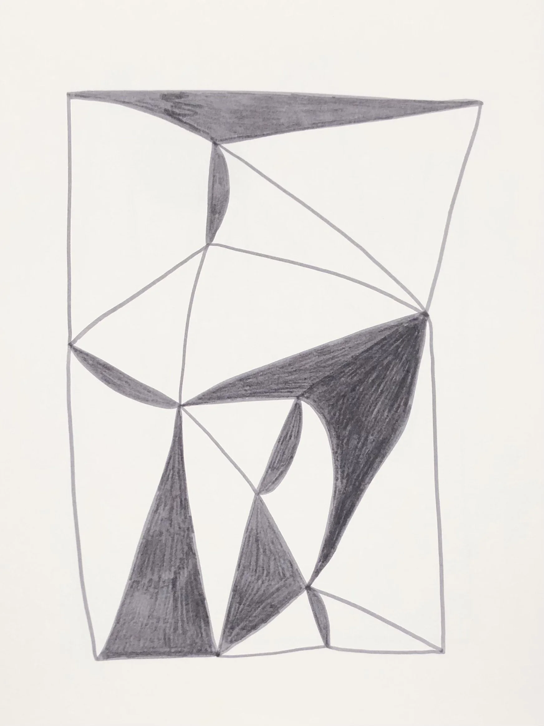 grey drawing on paper