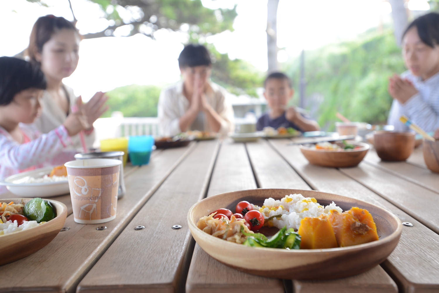 2014ドルフィンキャンプのある日の昼食。