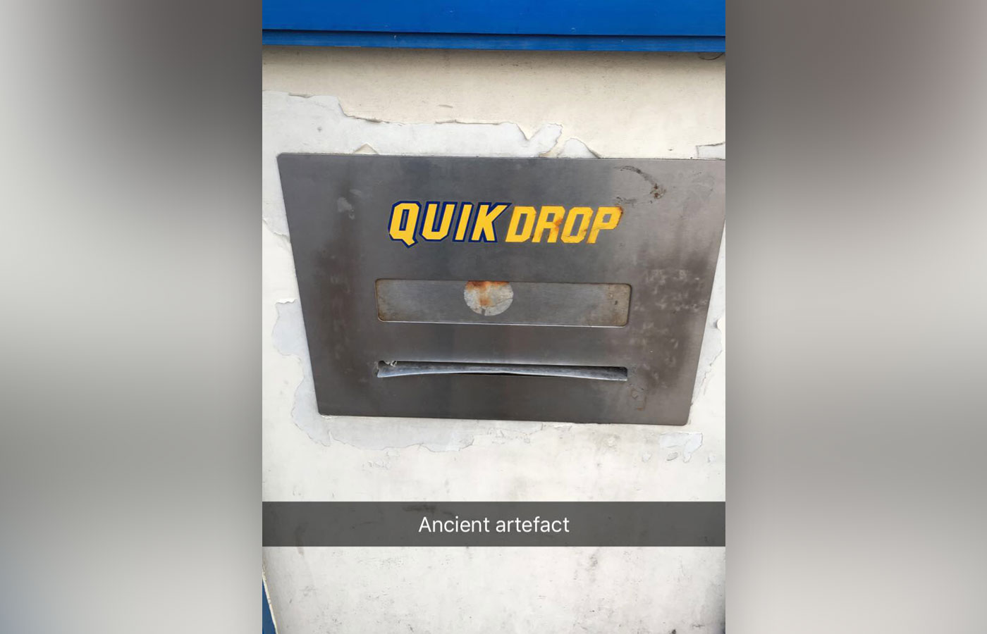 Caught on Snapchat this morning...