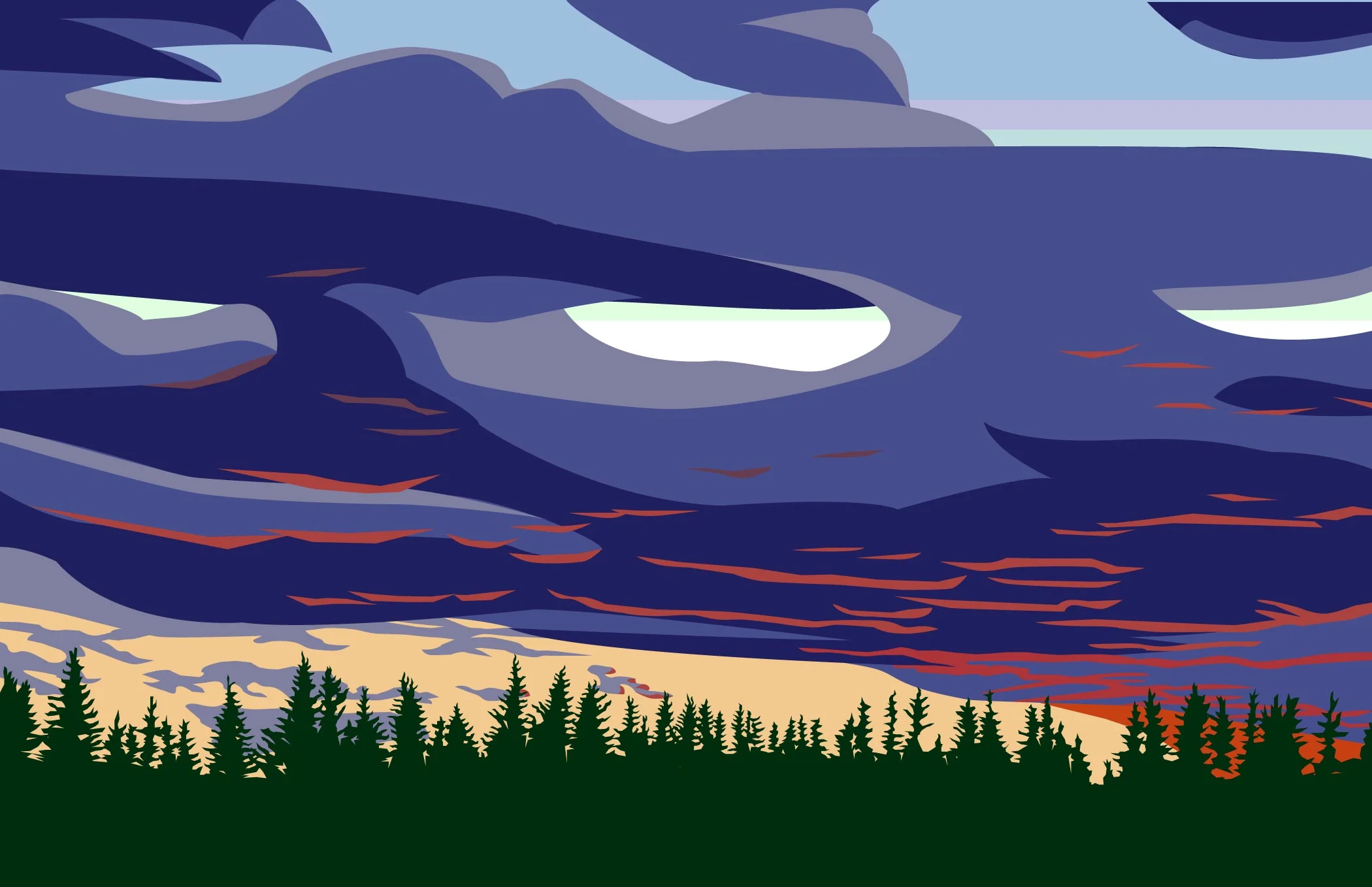 Red Cloud Sunset