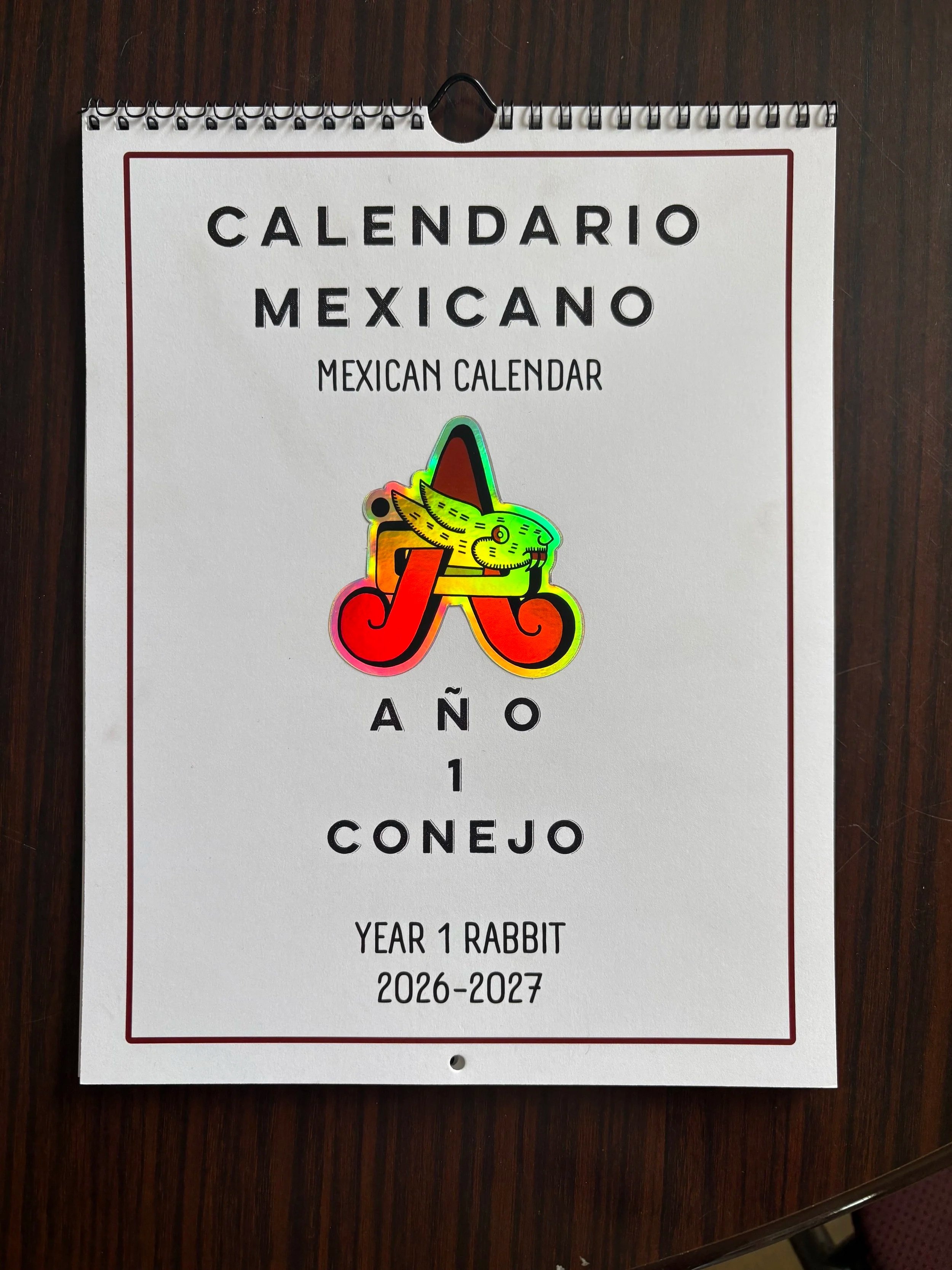 Calendario Mexicano 2026-2027