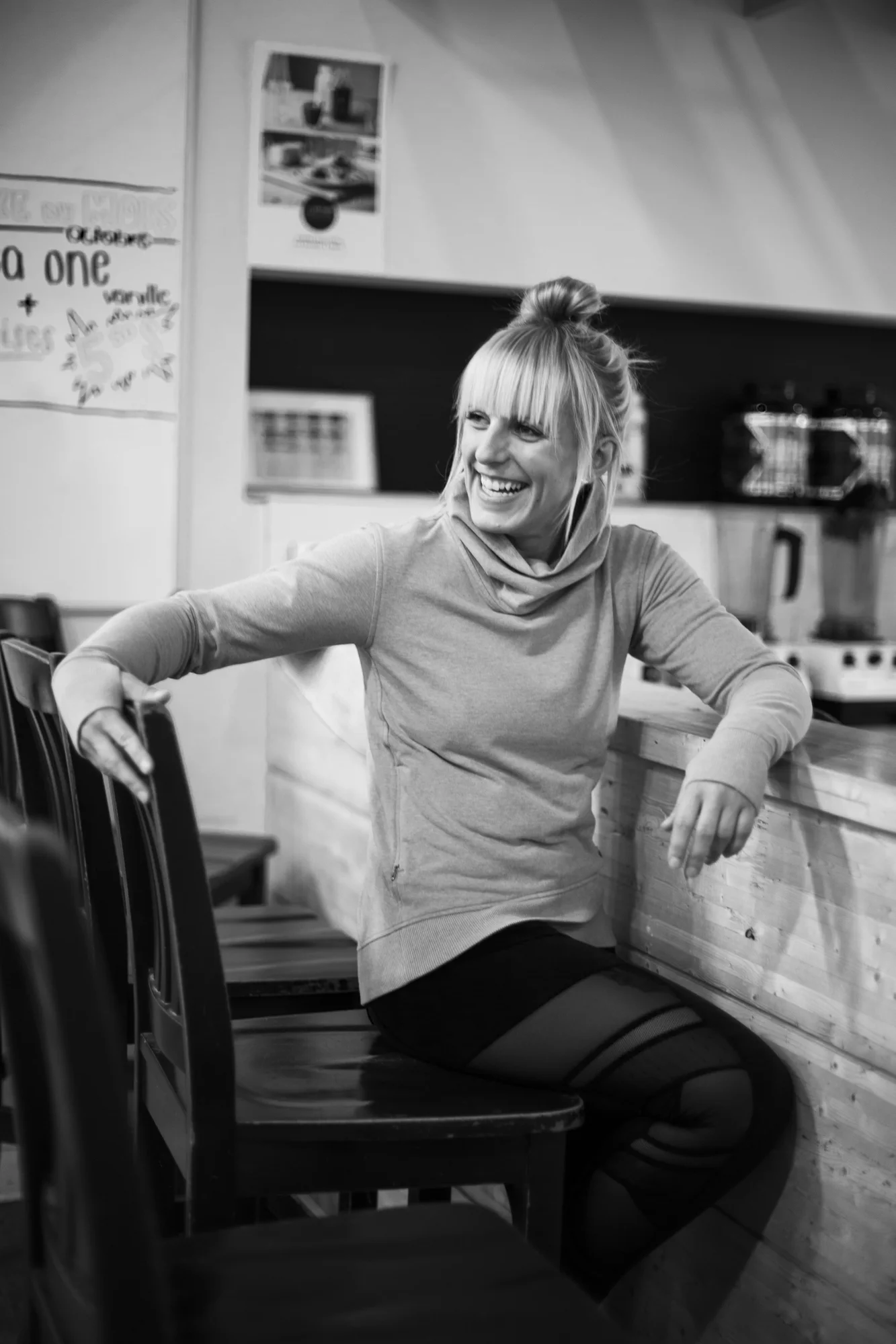 Kasia: When I wake up in the morning and have my first cup of coffee.