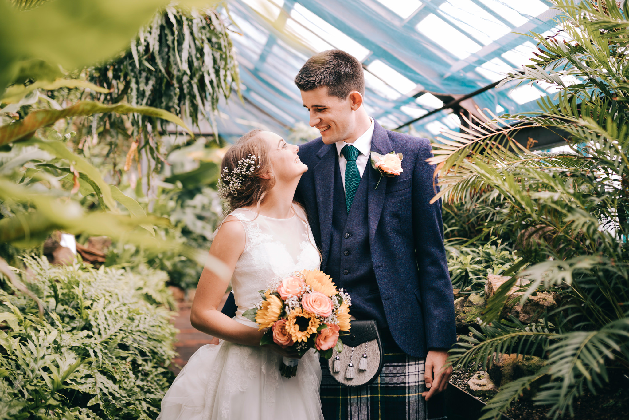 glasgow botanic gardens wedding photographer