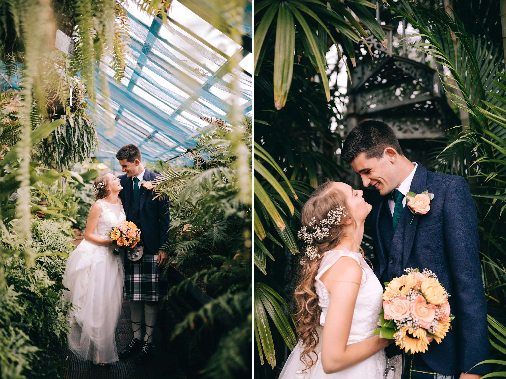 glasgow botanic gardens wedding photographer