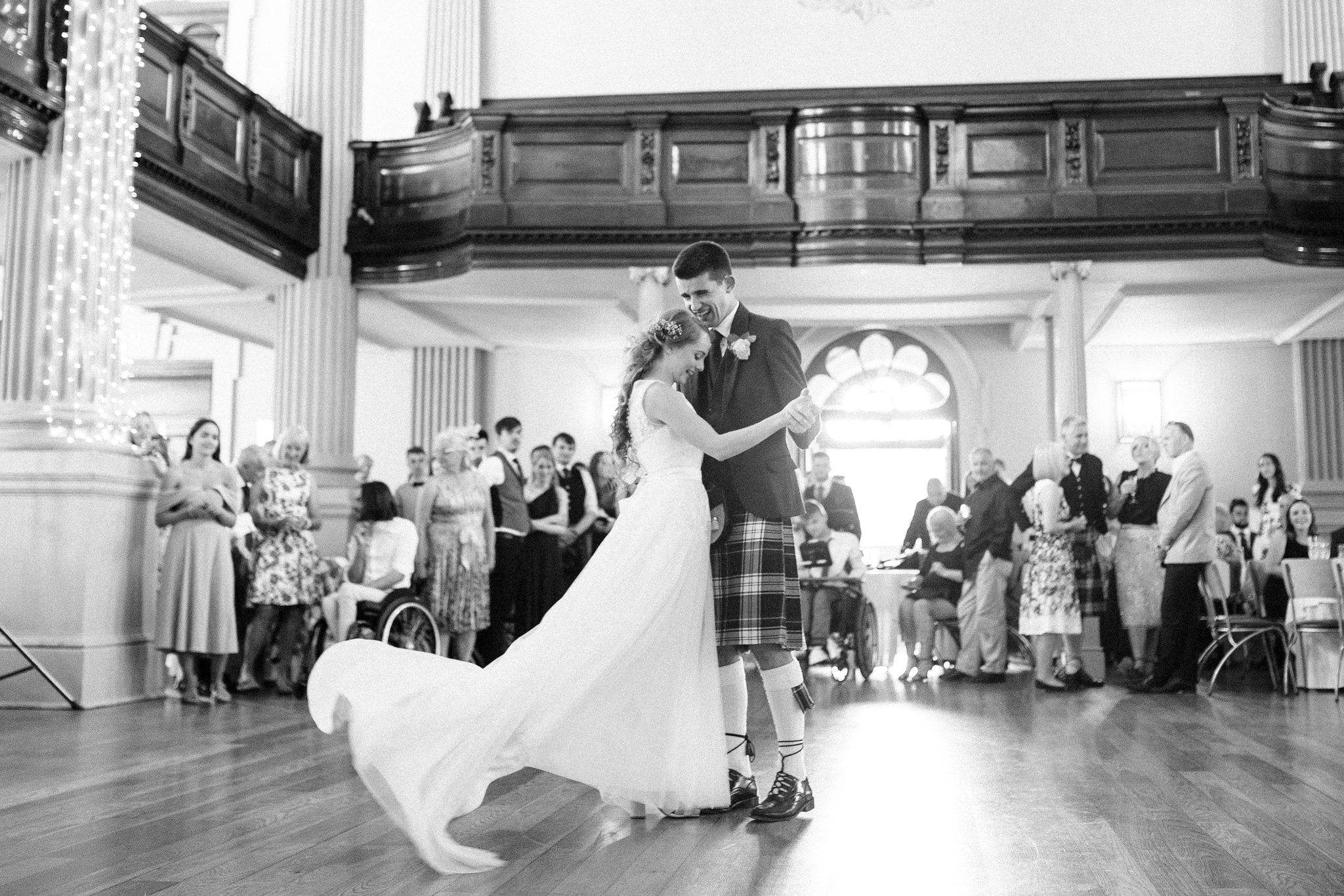 st andrews in the square glasgow wedding photographer