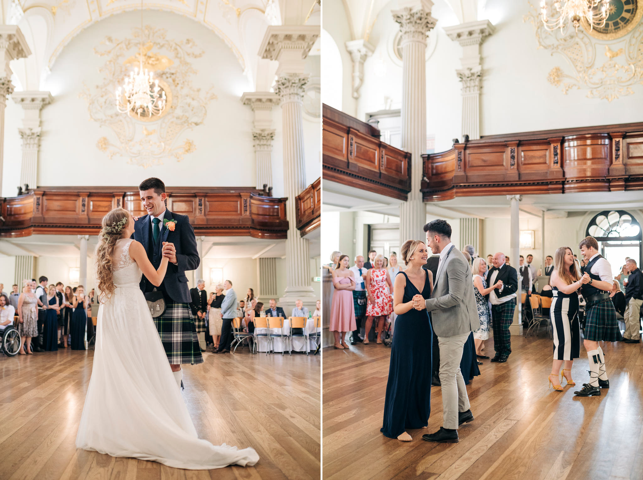 st andrews in the square glasgow wedding photographer