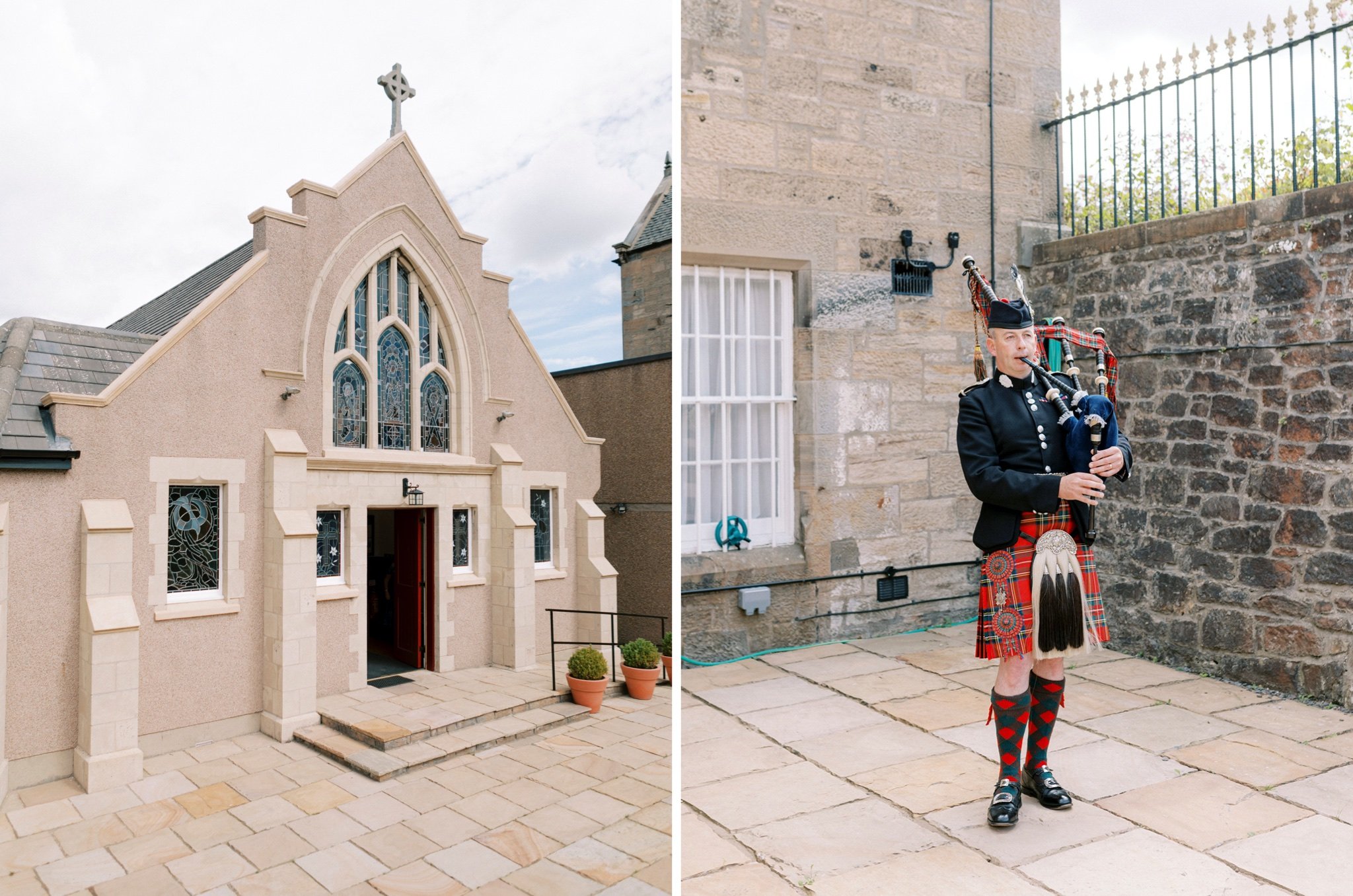 08_St Margaret's Catholic Church South Queensferry Edinburgh_piper at St Margaret's Catholic Church South Queensferry Edinburgh.jpg