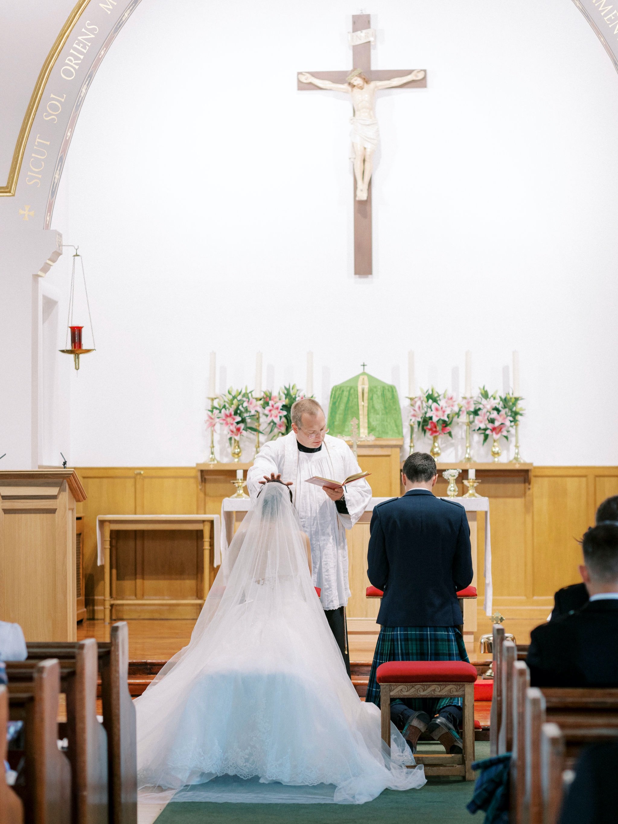 16_wedding ceremony at St Margaret's Catholic Church South Queensferry Edinburgh.jpg