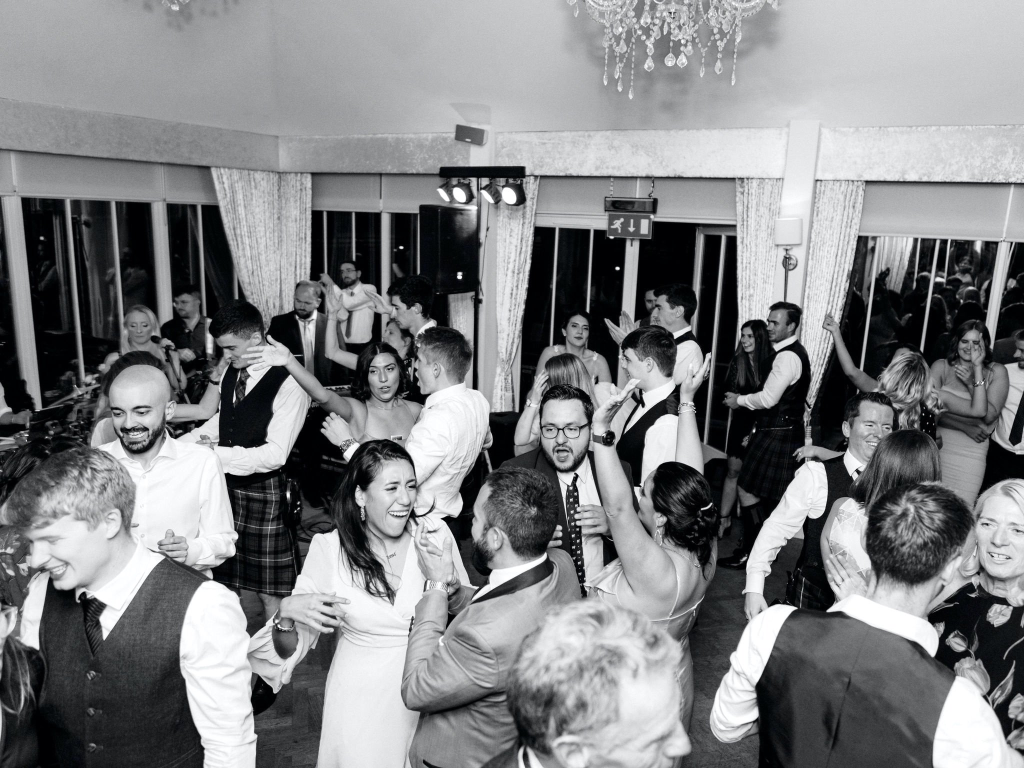 62_carlowrie castle edinburgh wedding photographer dancefloor filled with guests.jpg