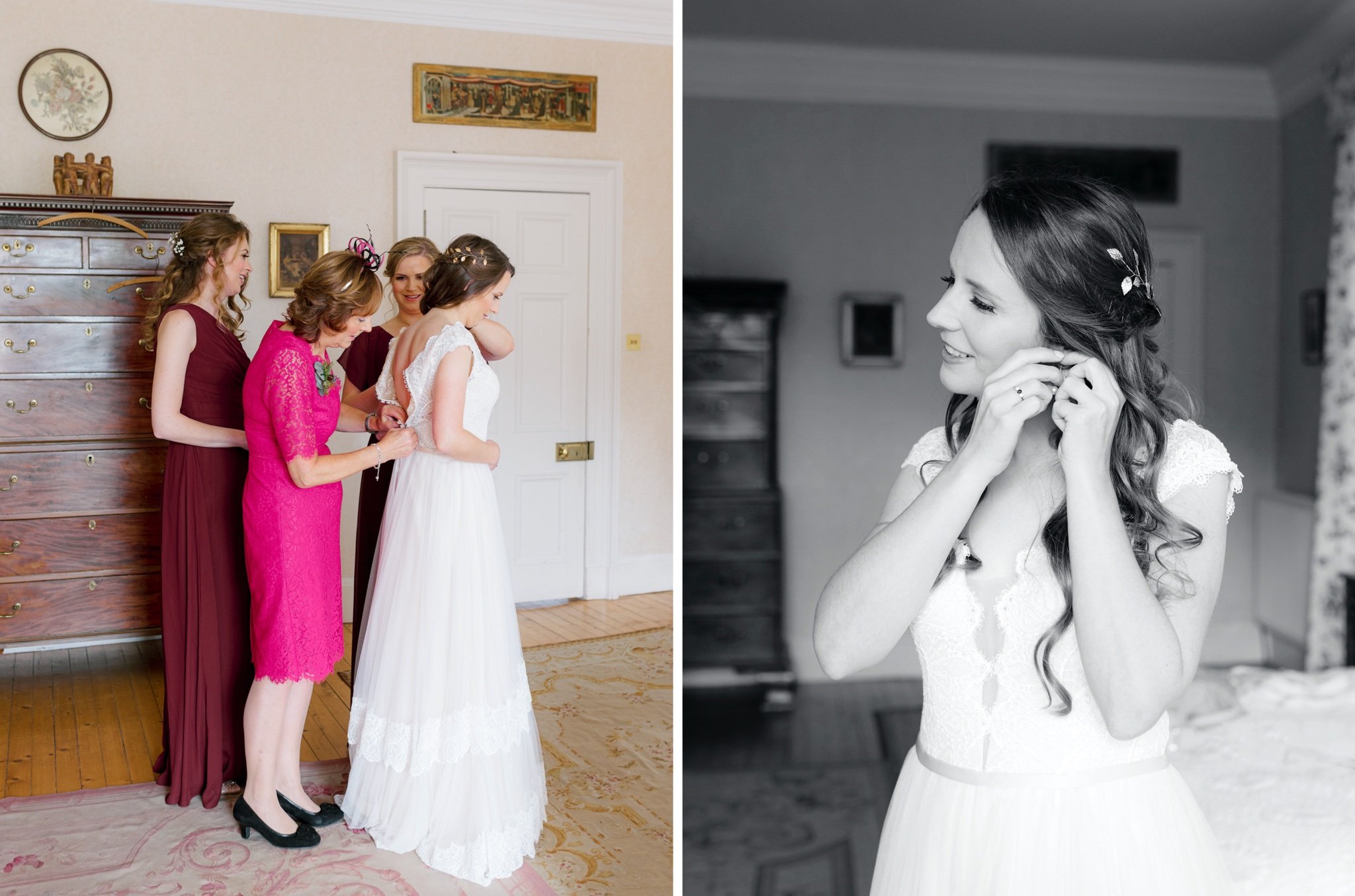 06_wedderlie house melrose scottish borders wedding photographer bridal preparations_wedderlie house melrose scottish borders wedding photographer bride putting on earrings.jpg