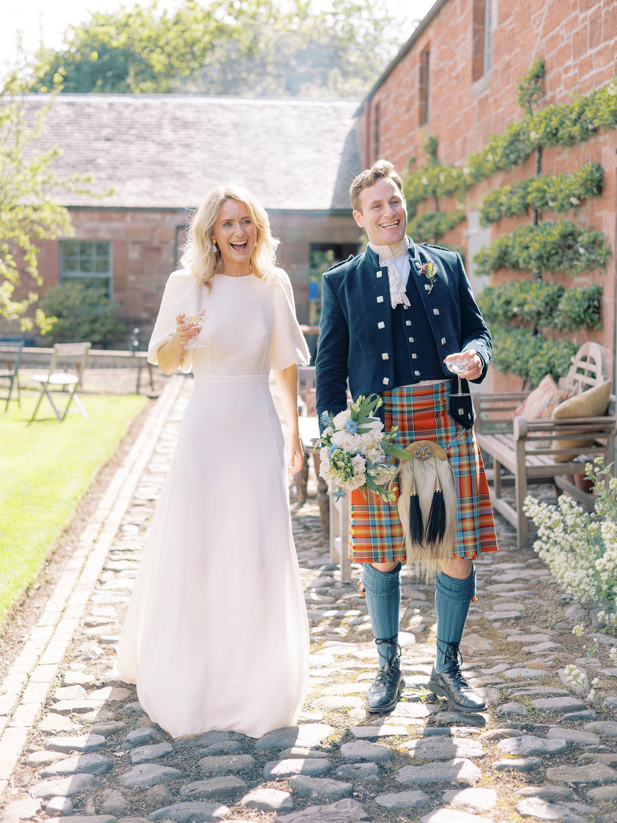 A Beautiful Family Steading Wedding in East Lothian | Imogen and Gus