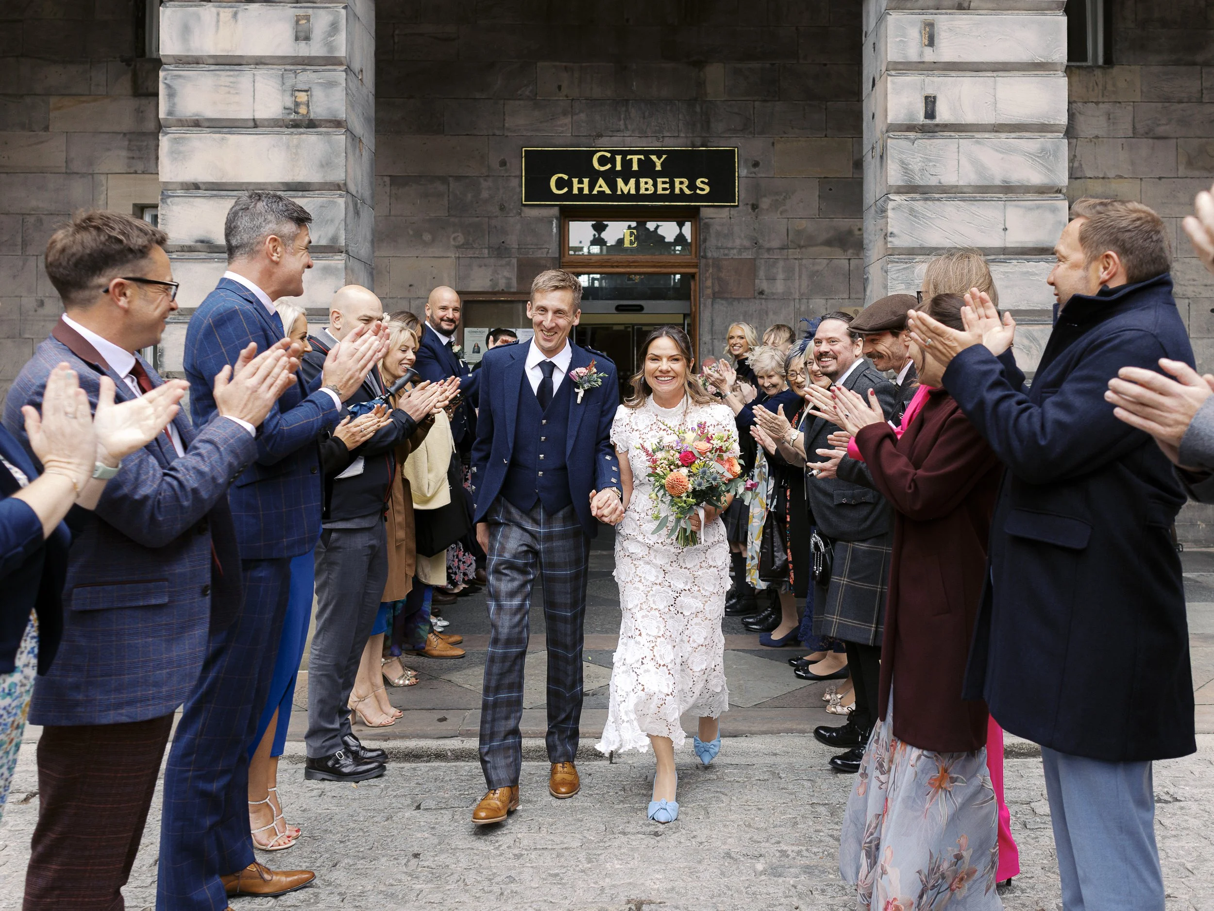 A Joyful Wedding at Edinburgh City Chambers and The Edinburgh Grand | Tara &amp; Mark