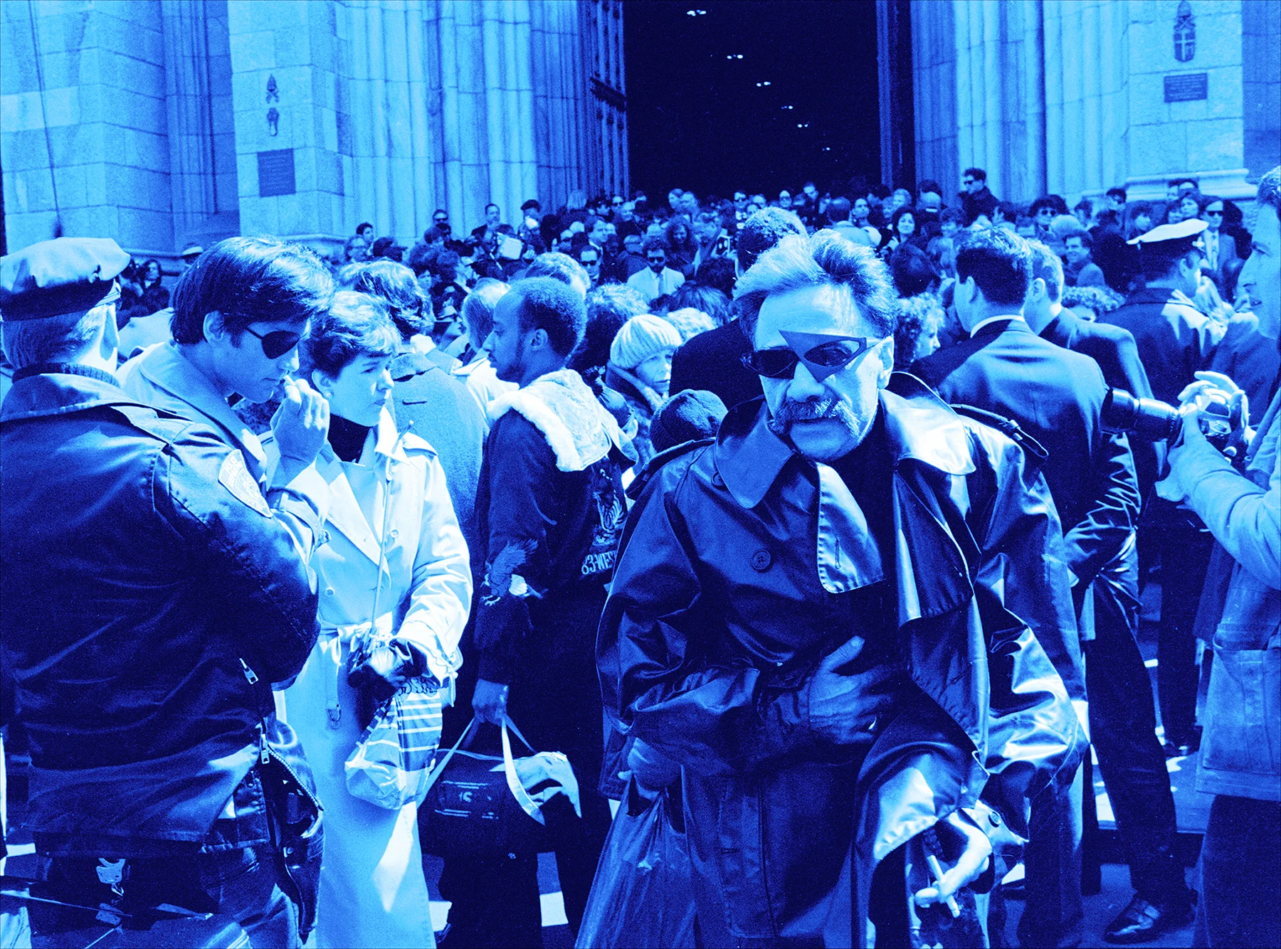 Crowd at St. Patrick’s Cathedral April 1st, 1987