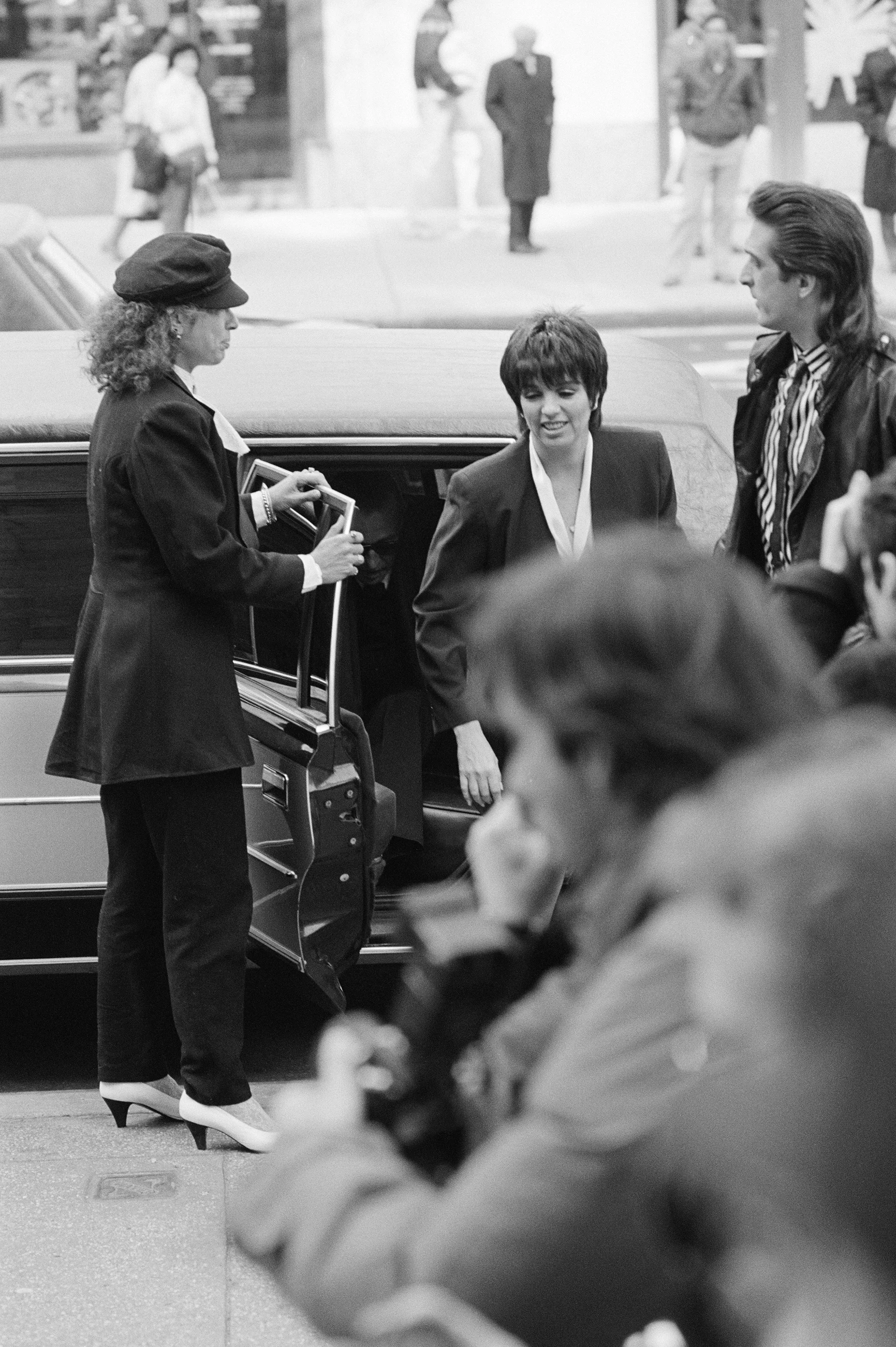 Liza Minnelli Exiting Limo