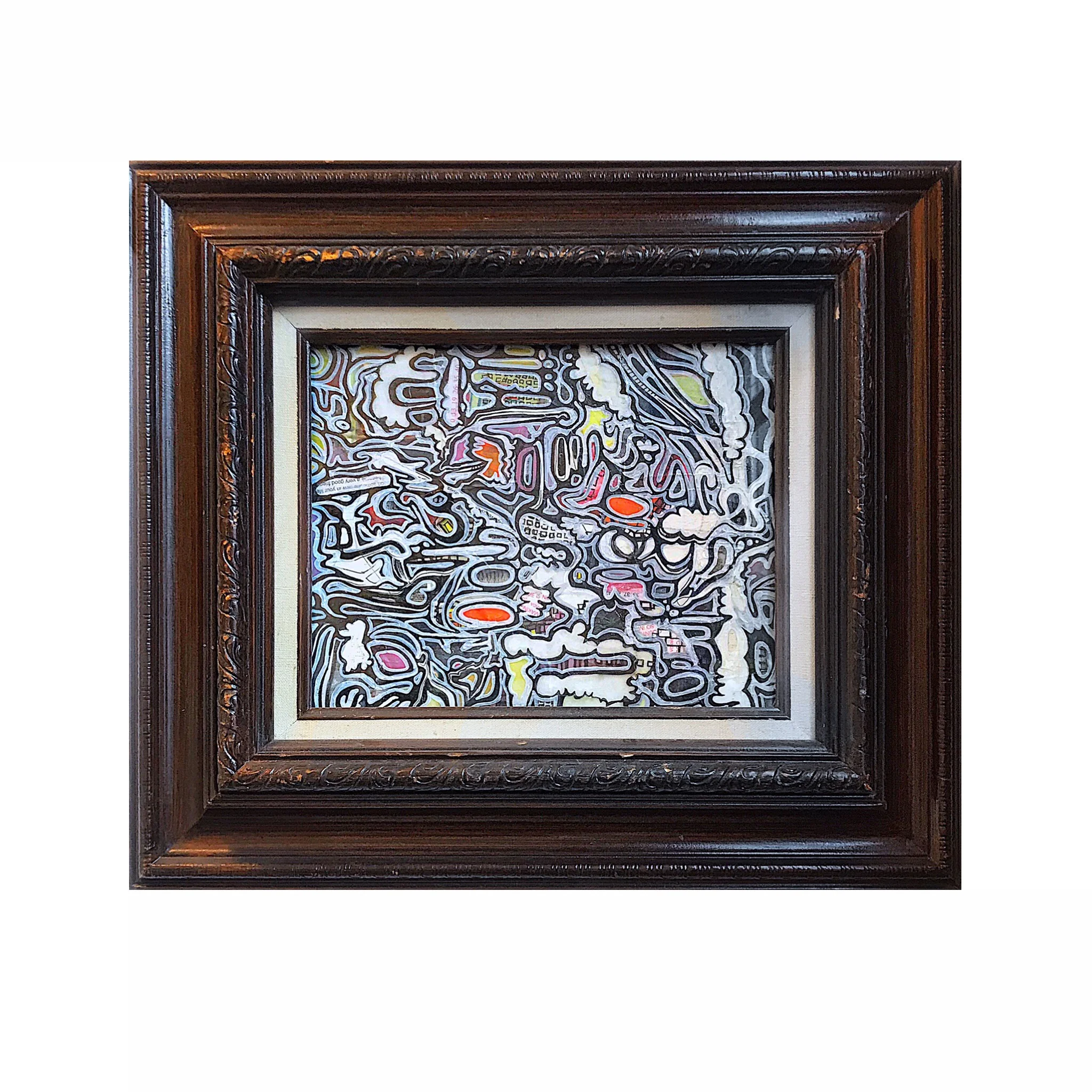  (Sold) 8”x10” Mixed Media on Canvas. 