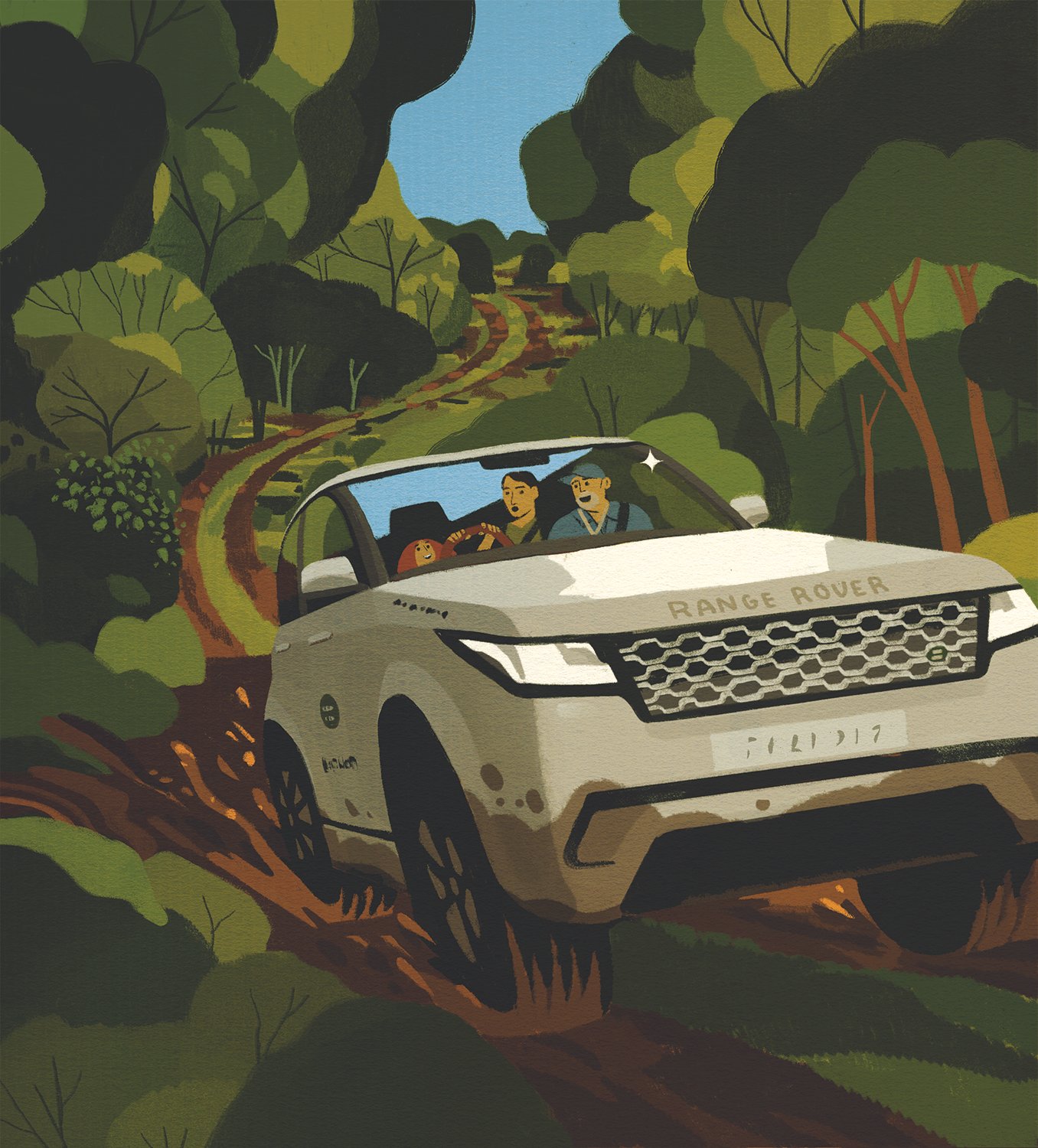 Land_Rover_Hero copyArt_Illustation_Colorful_editorial_Magazine_Cars_People_Driving_Exagerated_Smart_Clever_painting_Digital_Texture_riinjay_Newyorker.jpg