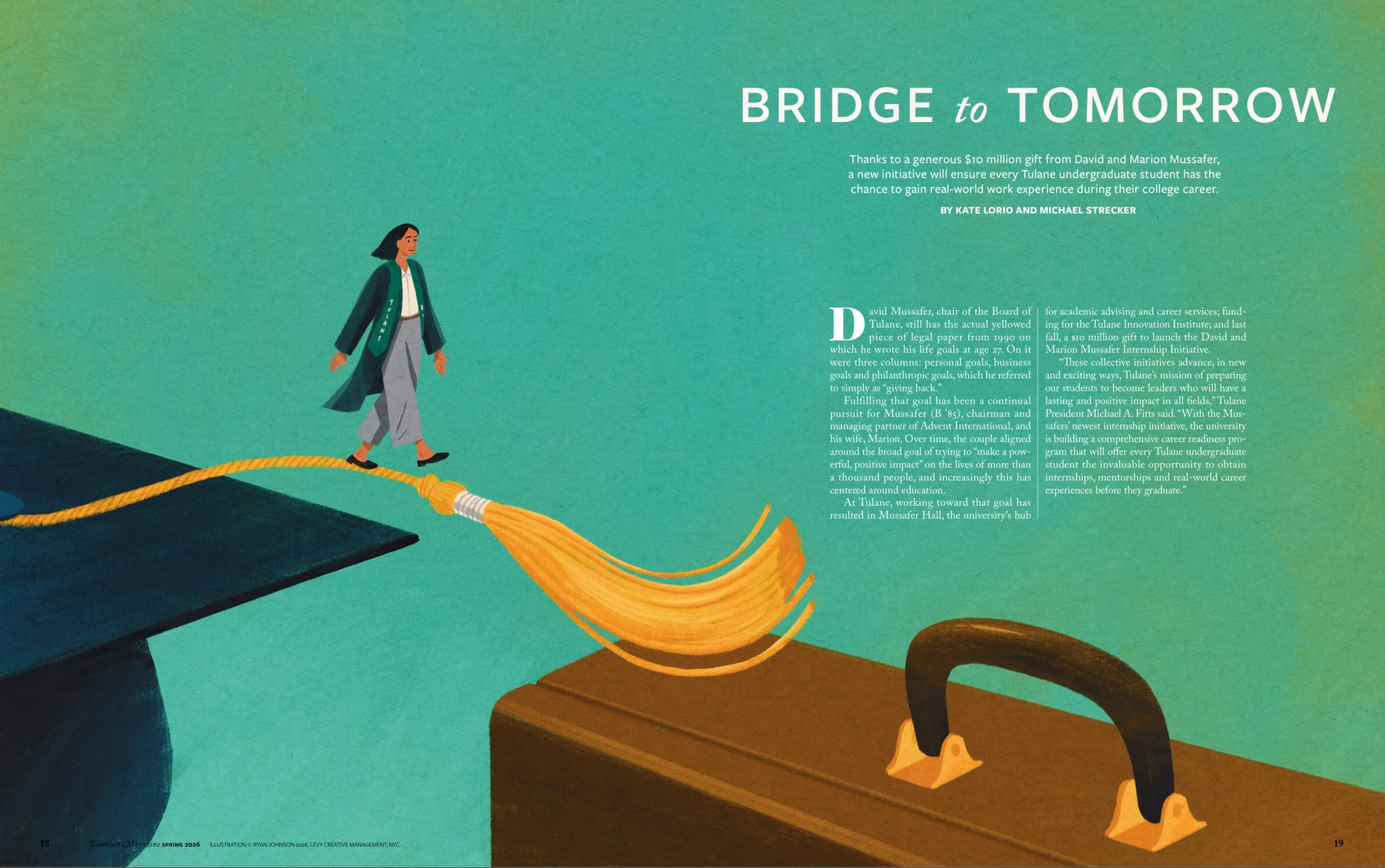 Bridge to Tomorrow / Tulanian Magazine