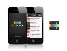 Download the free Stitcher App from the Apple or Google Play store to begin listening to podcasts.