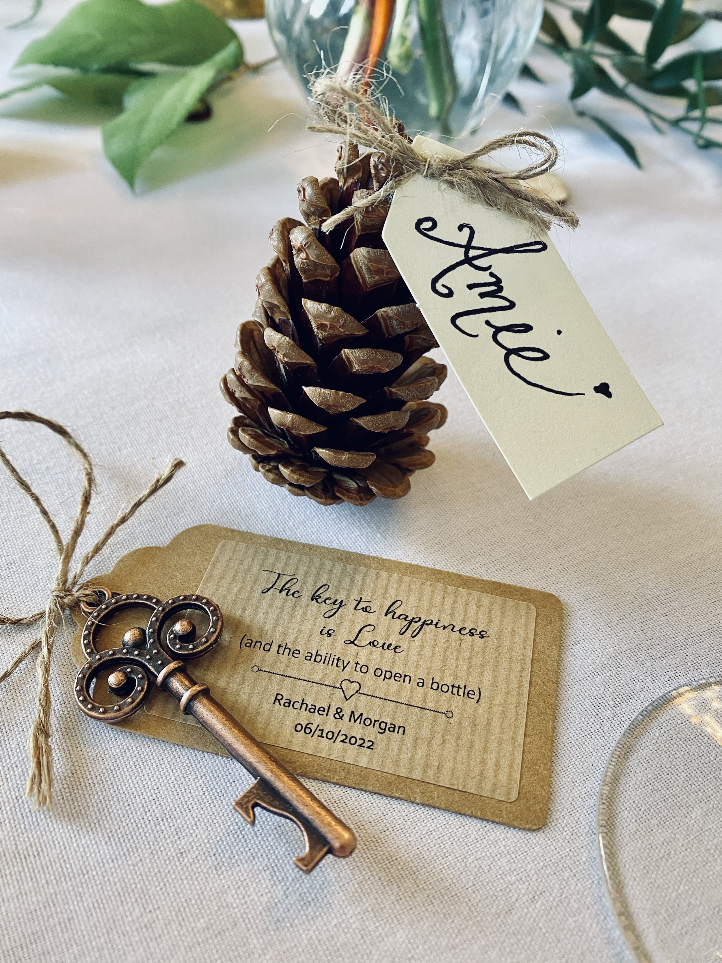 Autumnal Table Favours