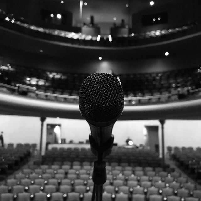 Today we play the music for the people.