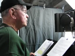 Behind the scenes: Voice Actor Rick Winterson as George Angell
