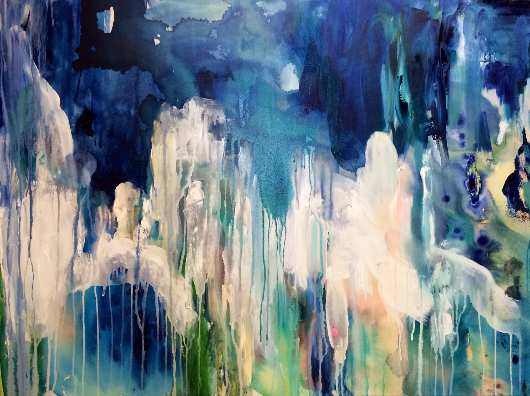 NURTURE 48 " x "36 acrylic on canvas SOLD