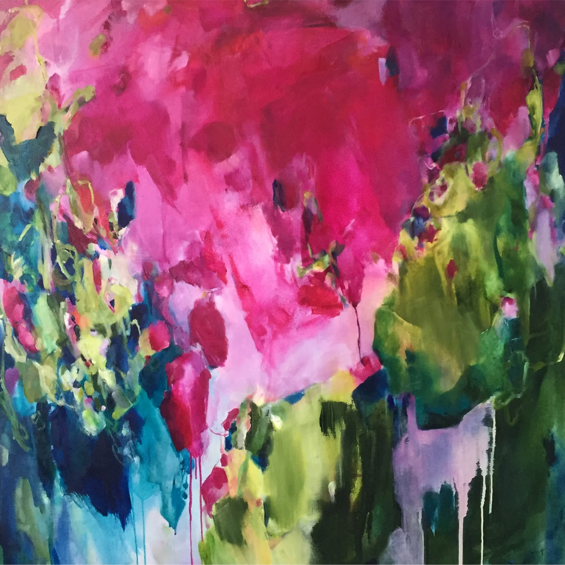 UNTITLED 48 in. x 48 in. oil on canvas SOLD