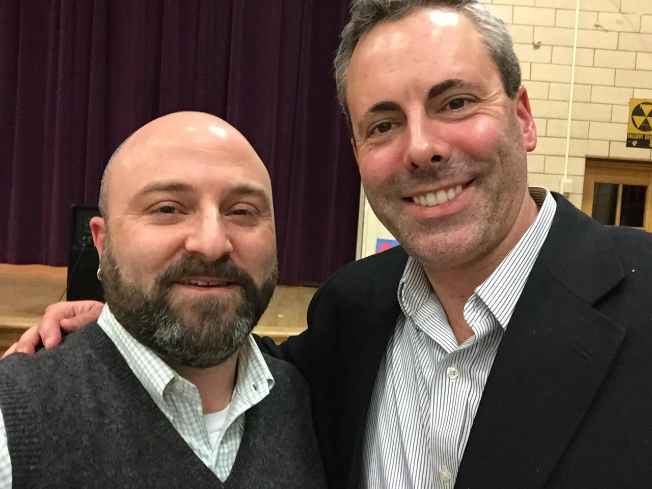 Commissioner Bill Quirk poses for an obligatory selfie with Drew. 3/18/15