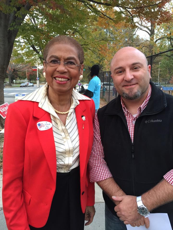   Had the pleasure of meeting Eleanor Holmes Norton this afternoon.    November 4, 2014  