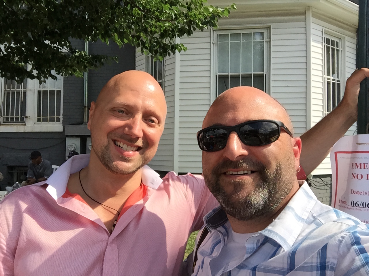   Fritz Hubig poses for a selfie with Drew    June 6, 2015  