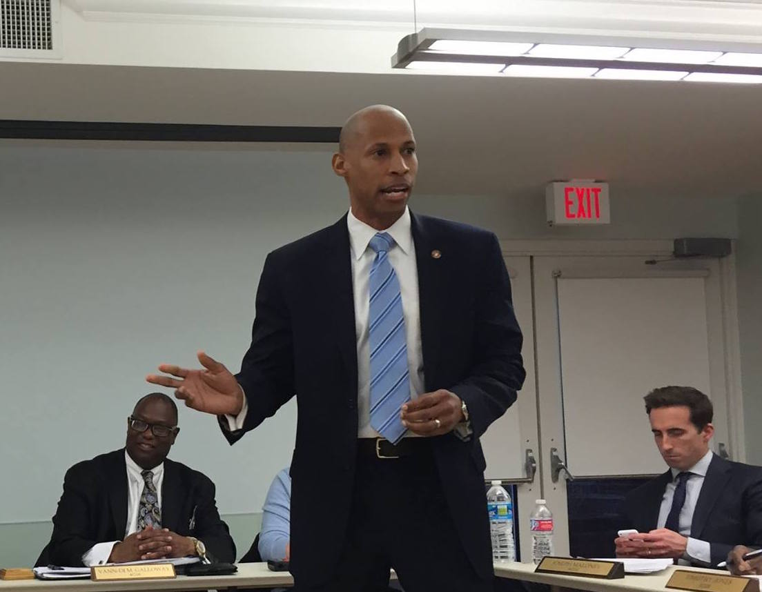 Michael Aniton (picture from April 8th ANC 4C meeting )