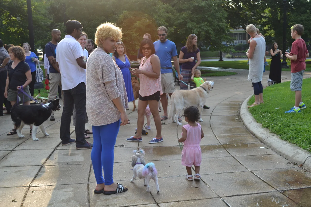 Sherman Circle Social draws large crowd