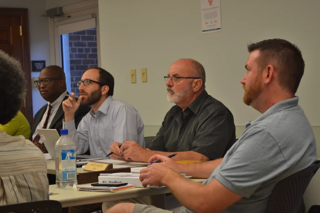 4C Chair Vann-Di Galloway, Commissioners Zach Teutsch, Joe Martin and John-Paul Hayworth