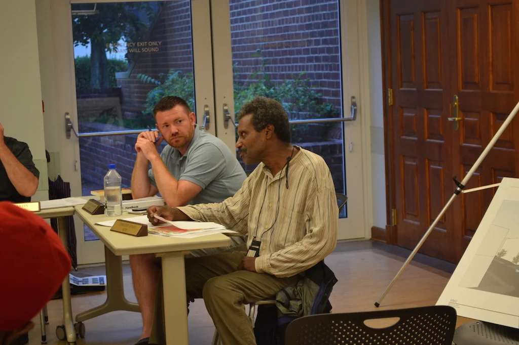 Commissioner Timothy Jones making a motion regarding parking at 3831 Georgia Avenue
