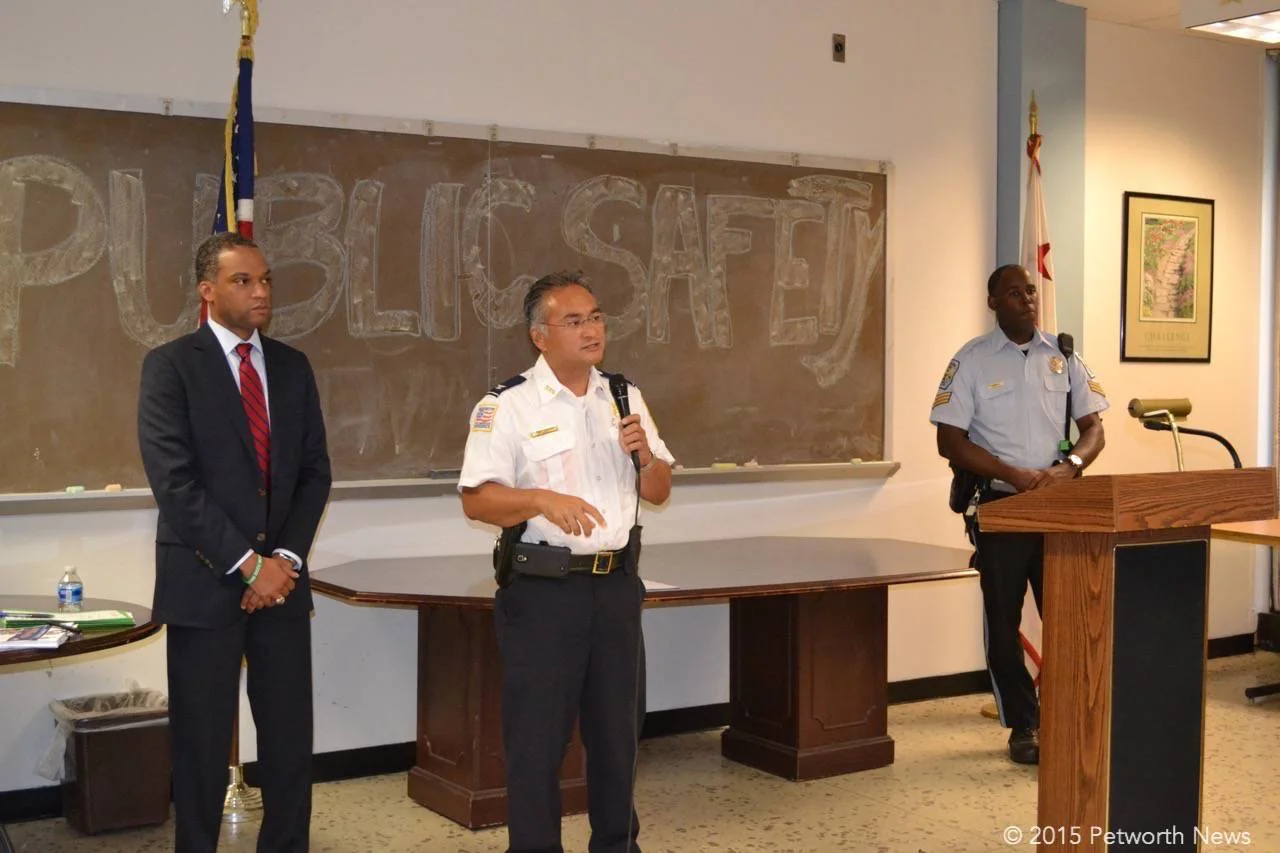 Brandon Todd and 4D Commander Wilfredo Manlapaz