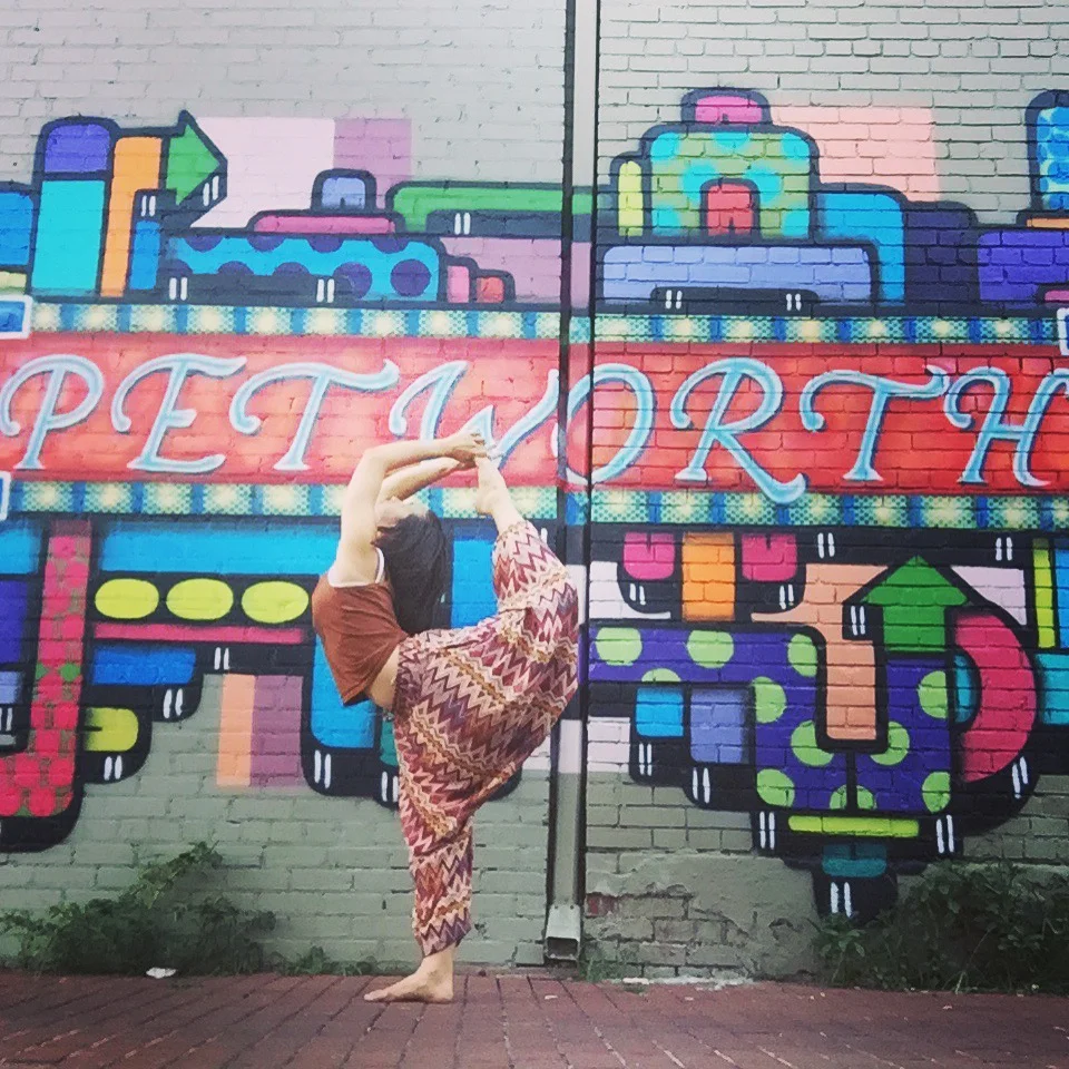 An abstract artwork designed to complement a neighborhood's energy