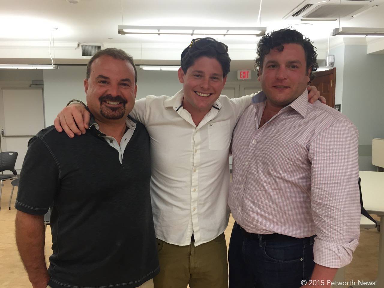 Marc Dosik, Alex McCoy and Hunter Campbell, the owners of the new restaurant