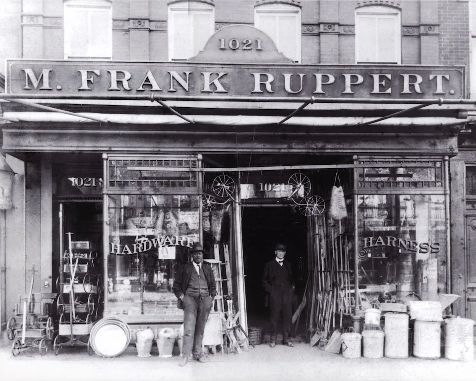 The Ruppert Hardware Store, opened on 7th Street in the 1890s. (courtesy Paul Ruppert)