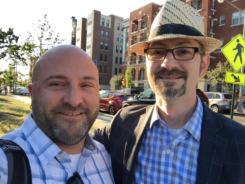  Ran into ANC1A Commissioner Kent Boese on the metro and posed for a selfie. September 11, 2015 