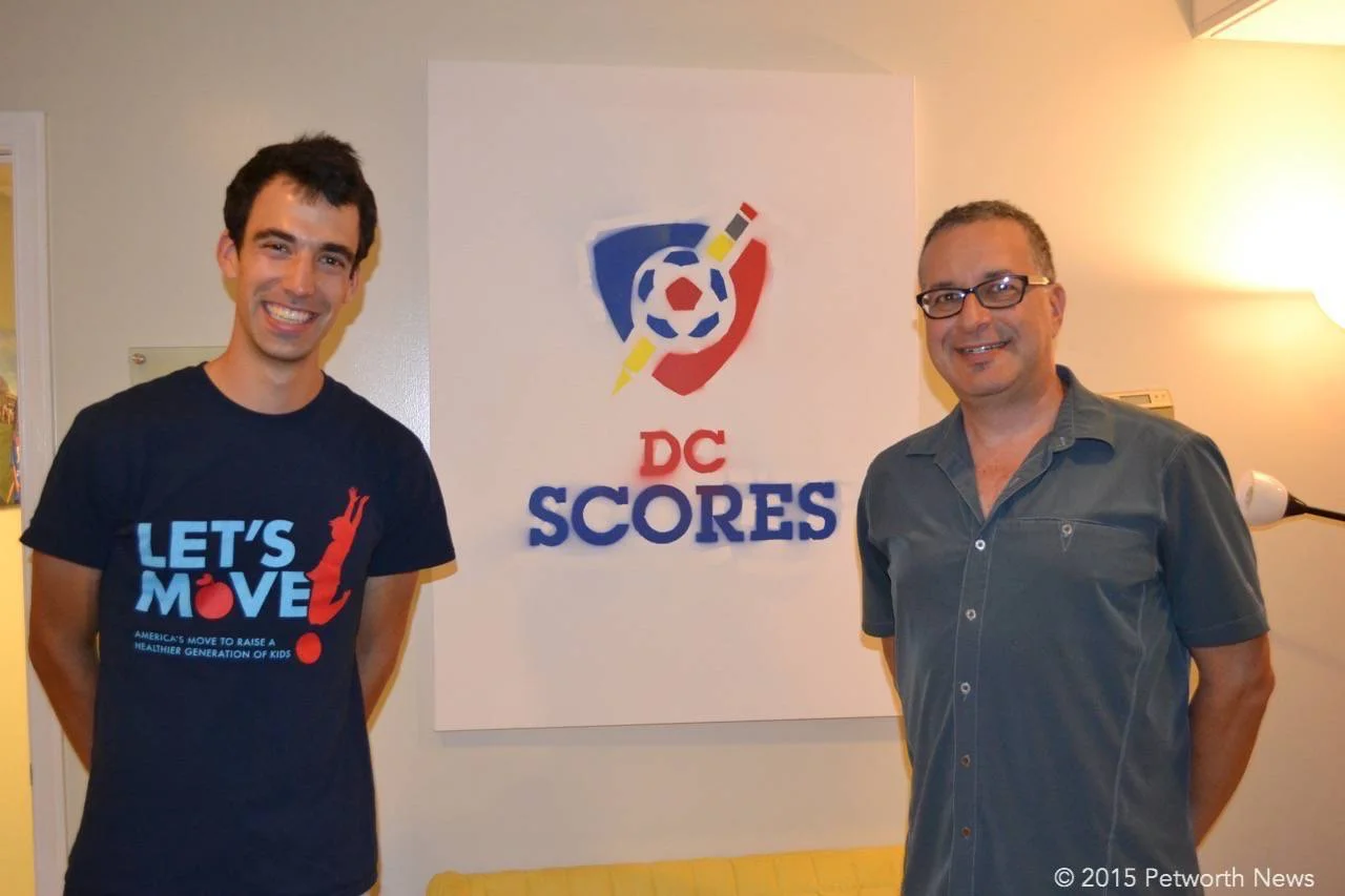 DC SCORES Communications Manager Jake Lloyd and David Sheon