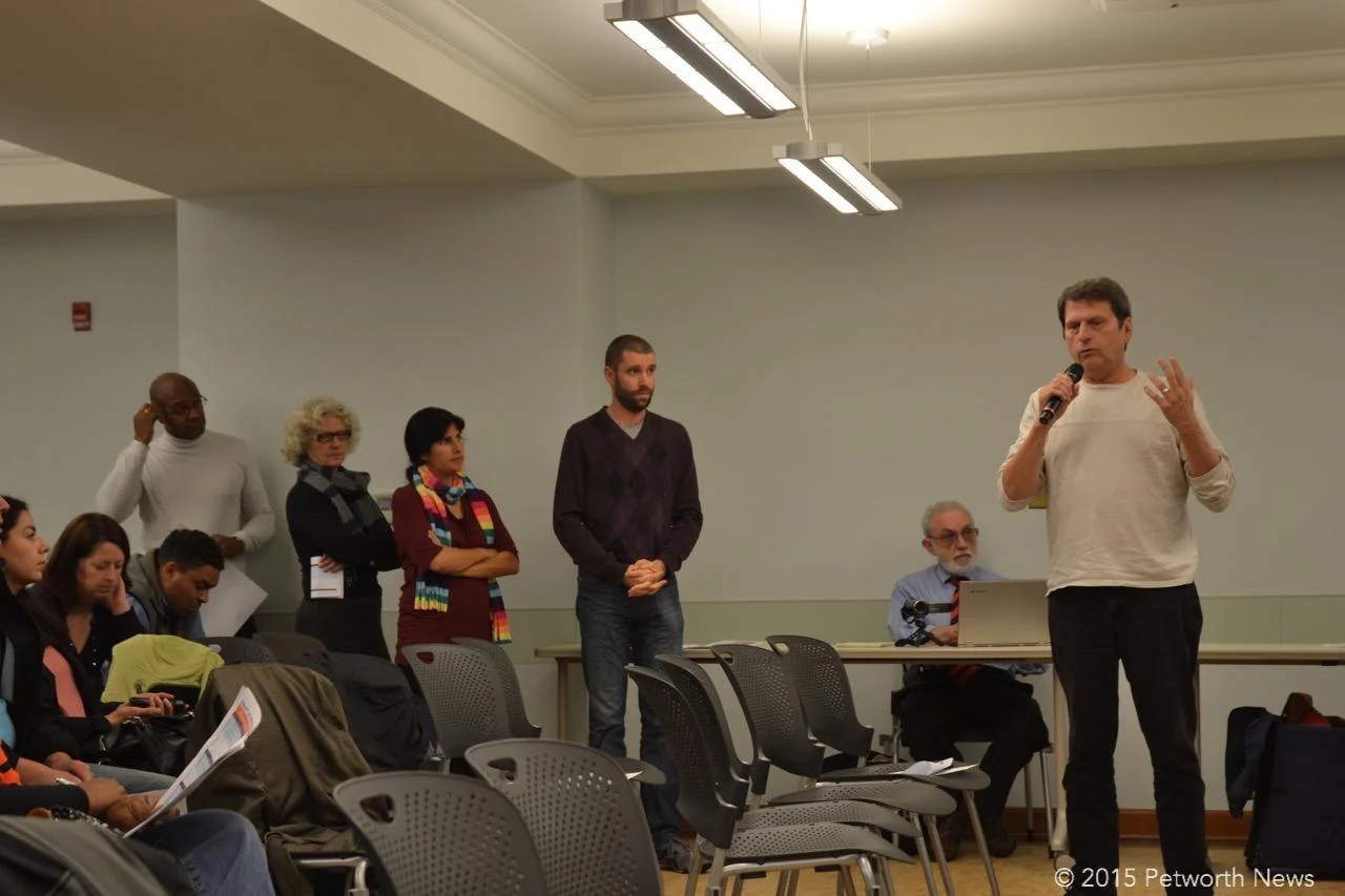 Resident speak about their concerns with Arkansas, Piney Branch and the bus proposal