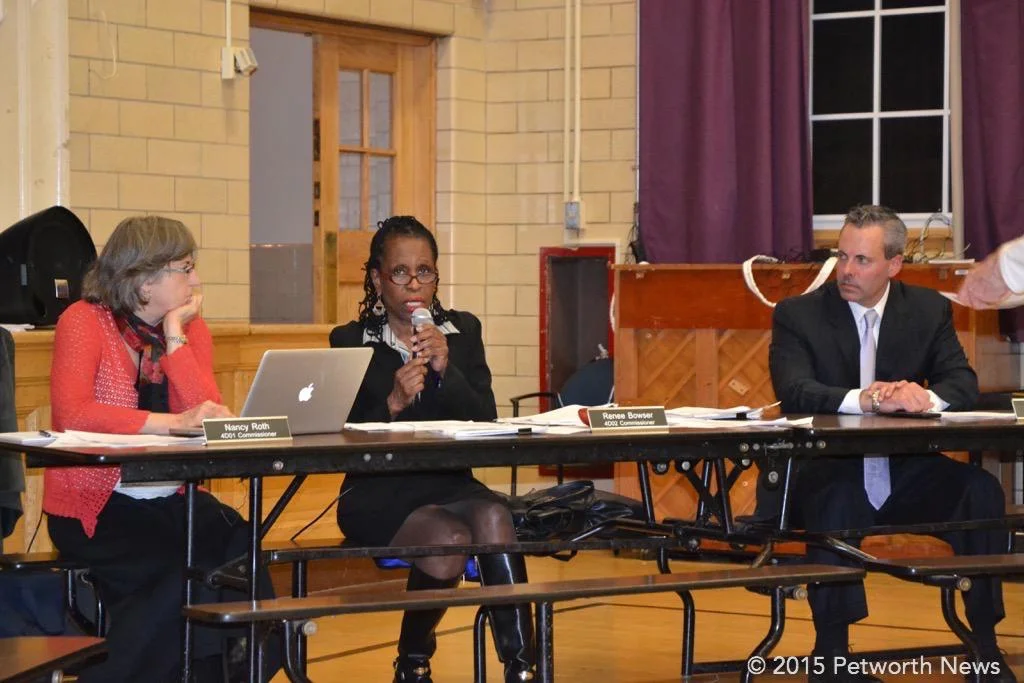 Commissioners Roth, Bowser and Quirk