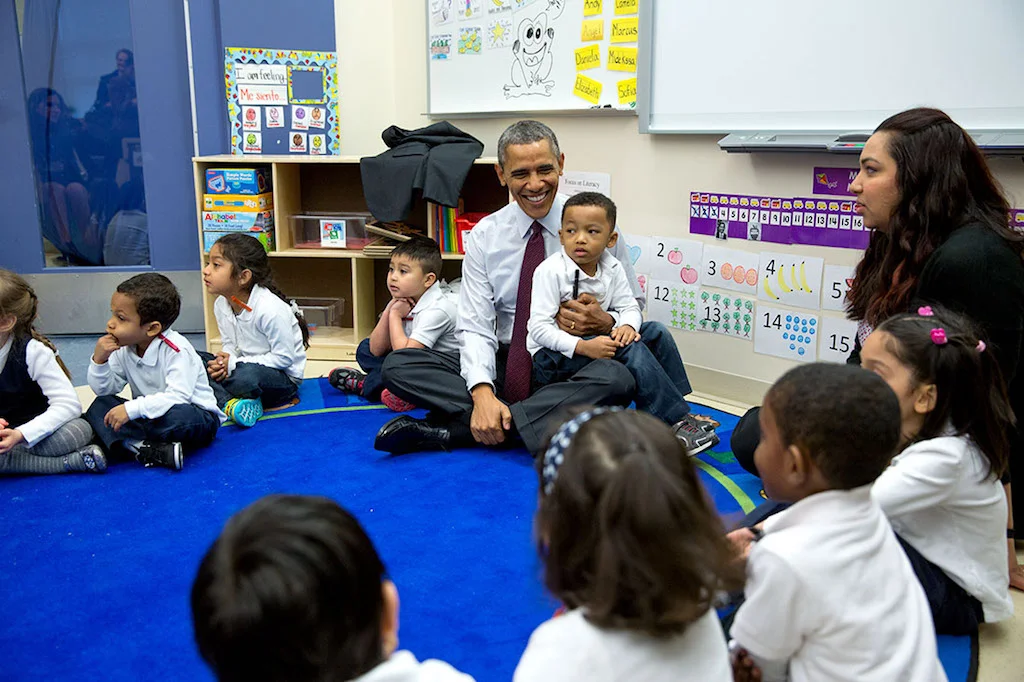 President Obama at Powell Elementary (photo: WhiteHouse.gov)